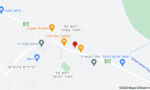 מפת סניף פיצה האט כפר מגאר