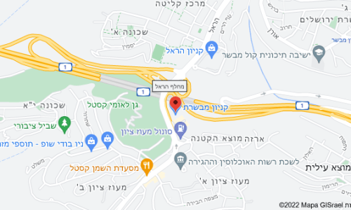 מפת סניף פיצה האט מבשרת ציון